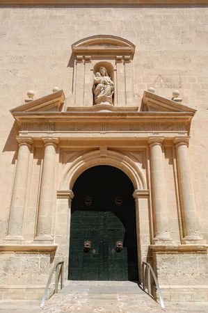Spanish architecture. San Nicolas Cathedral, Alicante (Spain)の写真素材