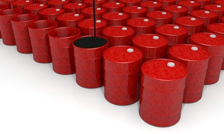 Power, energy and fuel industry image  oil barrelの写真素材