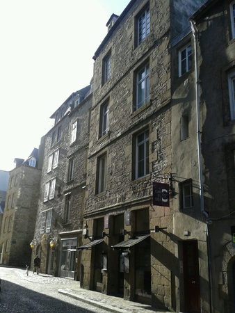 Saint Malo, historical town in France, brittanyの素材