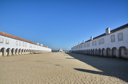 Portugal Cabo Espichel the church and the pilgrims hotelのeditorial素材