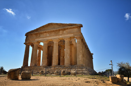 The Valley of the Temples is an archaeological site in Agrigento, Sicily, Italy. It is one of the most outstanding examples of Greater Greece art and architecture.のeditorial素材