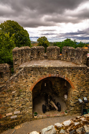 Braganca has a long history and a strategic location near Spain the medieval Cidadela on the hill is an impressive attraction and its ramparts have wonderful views out over the surrounding countrysideのeditorial素材