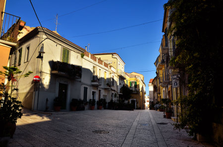 Termoli is a seaside resort famous for its very charming and ancient downtown.The old downtown has medieval origins, it is perched on a rocky promontory, and it is characterized by narrow streets, alleys and squares.のeditorial素材