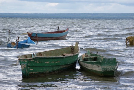 Old boatsの写真素材