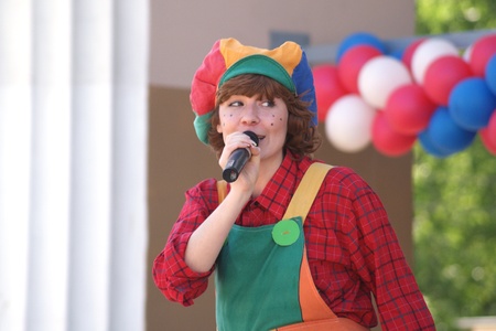City of Korolev - Russia - June 1, 2011 - Feast of Children's Day in the town squareのeditorial素材