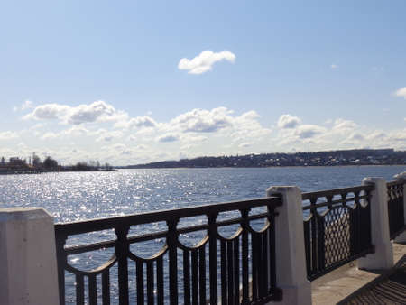 The Volga River at Kostroma.のeditorial素材