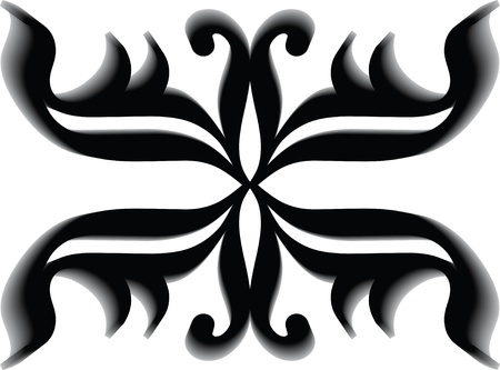tattoo tribal vector shadowのイラスト素材