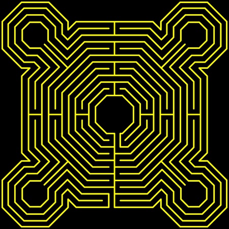 maze fortressのイラスト素材