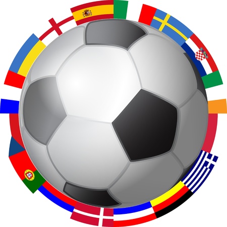 Participating countries of the Championshipsのイラスト素材