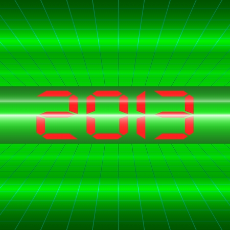 2013 yearのイラスト素材