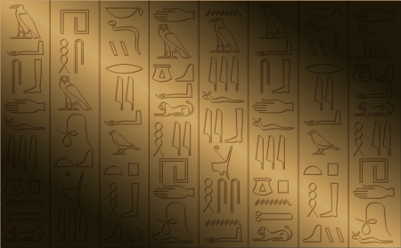 hieroglyphic posterのイラスト素材