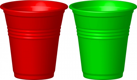 plastic cupのイラスト素材