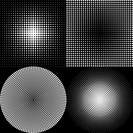 Dot Pattern blackのイラスト素材