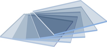 glass tableのイラスト素材