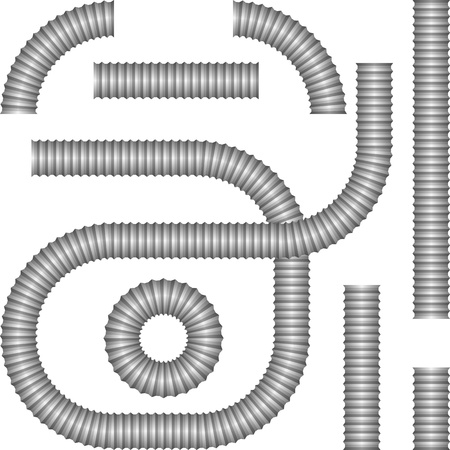 plastic drain pipeのイラスト素材