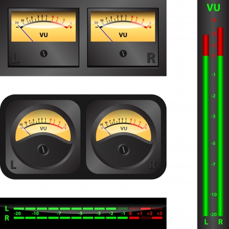 Volume Unit meterのイラスト素材