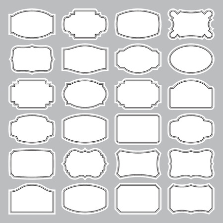 24 blank labels set 24 blank labels set