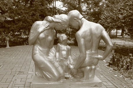 sculpture \" family\"のeditorial素材