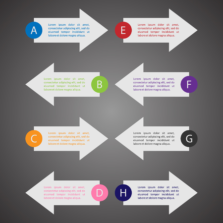 Info graphic business template, business option, idea, progress.のイラスト素材