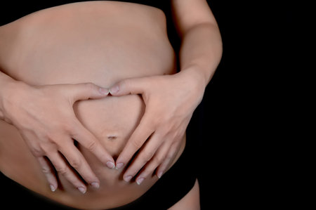 Pregnant belly