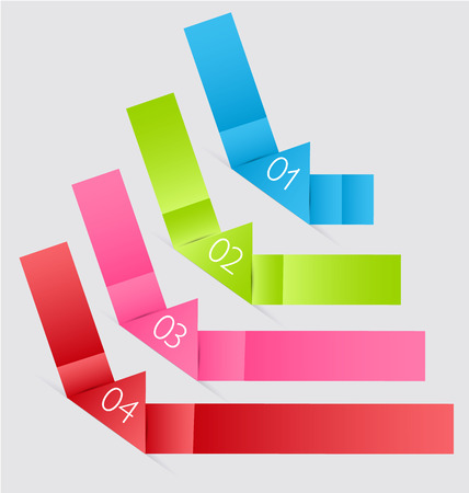 Modern inforgraphics template for banners, website templates and designsのイラスト素材