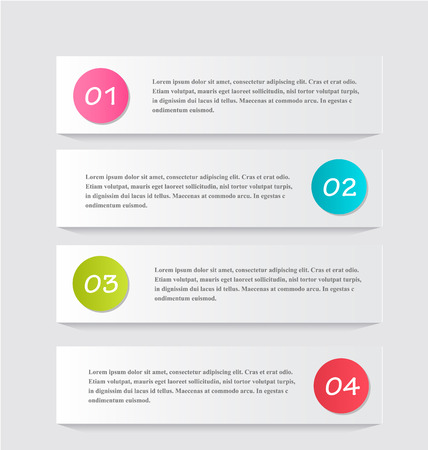 Infographics template for business, education, web design, banners, brochures, flyers. Vector illustration.のイラスト素材