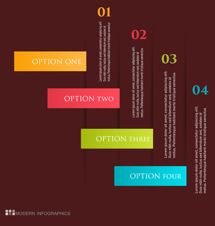 Infographics template for business, education, web design, banners, brochures, flyers. Vector illustration.のイラスト素材