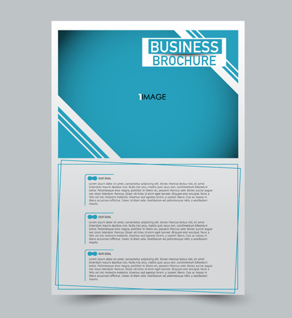 Business brochure template.のイラスト素材