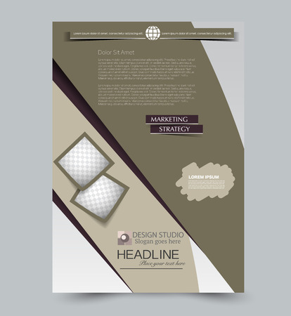 Business brochure template.のイラスト素材