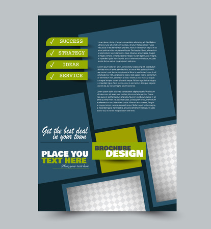 Business corporate brochure template.のイラスト素材
