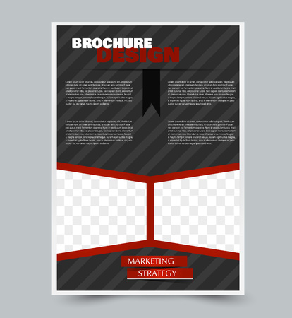 Business presentation template.のイラスト素材