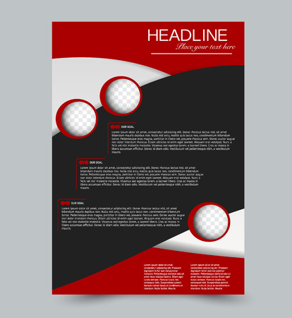 Business presentation template.のイラスト素材