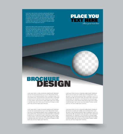 Business presentation template.のイラスト素材