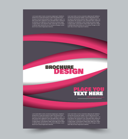 Business presentation brochure template.のイラスト素材