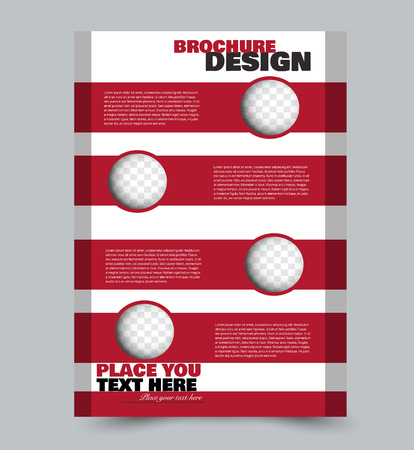 Business presentation brochure template.のイラスト素材