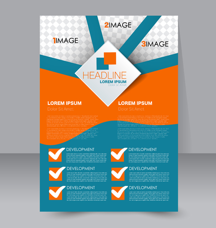 Business brochure template design vector illustrationのイラスト素材