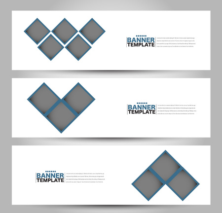 Banner set template.のイラスト素材