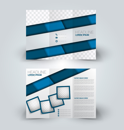 Brochure mock up design templates vector illustrationのイラスト素材