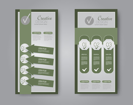 Brochure template.のイラスト素材