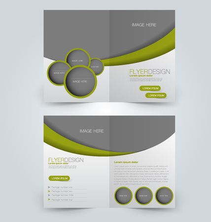 Abstract flyer design background. Brochure template. Can be used for magazine cover, business mockup, education, presentation, report. のイラスト素材