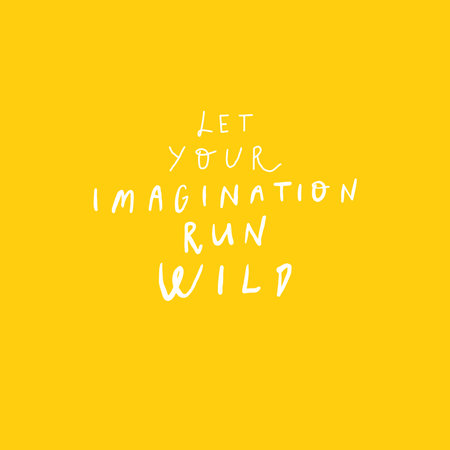 Vector handwritten funny motivational quoteのイラスト素材