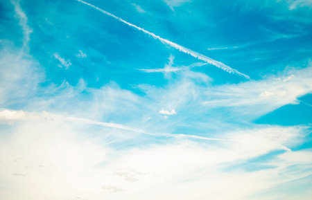 Blue sky.の写真素材