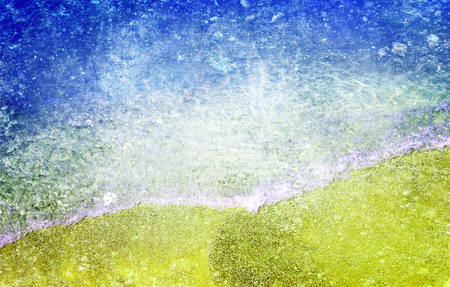 Abstract sea beach recycled paper textureの写真素材