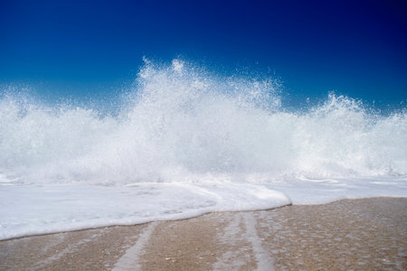 wave breaking - summer background