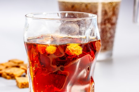 The traditional Russian drink - kvass, which is made from rye bread.の写真素材