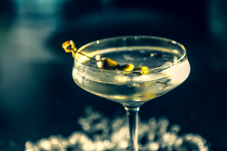 Cocktail vodka Martini vermouthの写真素材