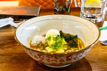 Traditional Russian soup-okroshka in a plateの写真素材