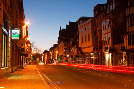 City of Oxford early in the morning のeditorial素材