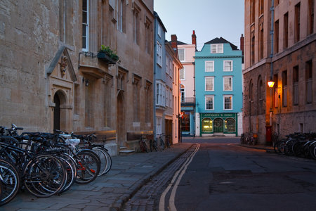 City of Oxford early in the morning のeditorial素材