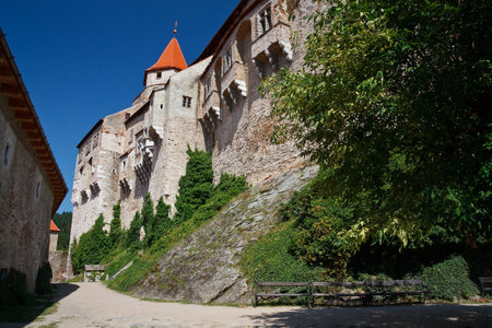 Castle Pernstein in Czech Republic.のeditorial素材